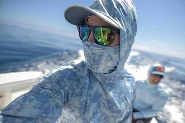 Fishing Protective Gear on Man